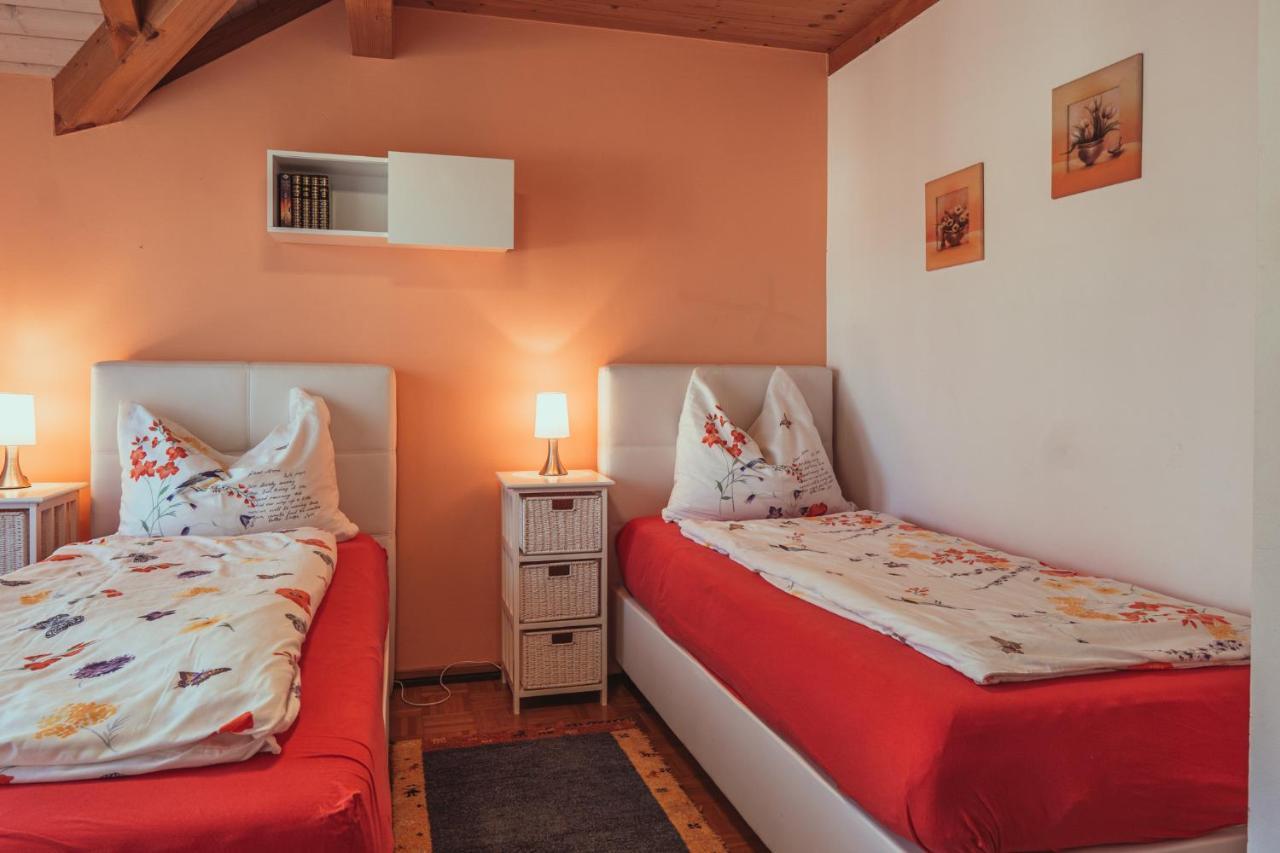 Armonia Altach, 2-6 P, 2 Schlafzimmer, Kueche, Parkplatz, Balkon, Wifi, Garten, Stellplatz Fuer Ski Kültér fotó