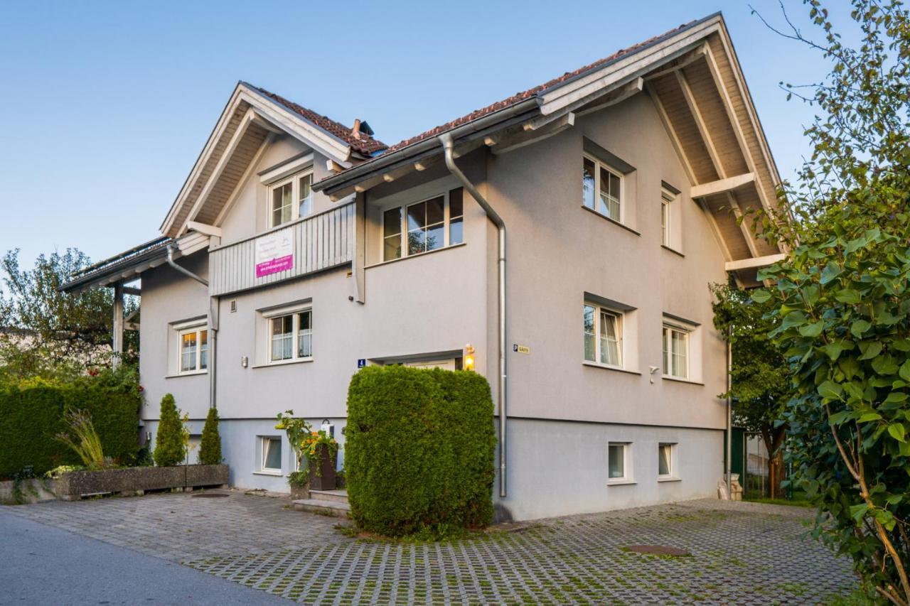 Armonia Altach, 2-6 P, 2 Schlafzimmer, Kueche, Parkplatz, Balkon, Wifi, Garten, Stellplatz Fuer Ski Kültér fotó