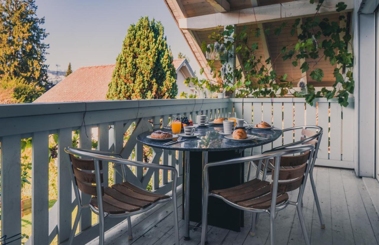 Armonia Altach, 2-6 P, 2 Schlafzimmer, Kueche, Parkplatz, Balkon, Wifi, Garten, Stellplatz Fuer Ski Kültér fotó